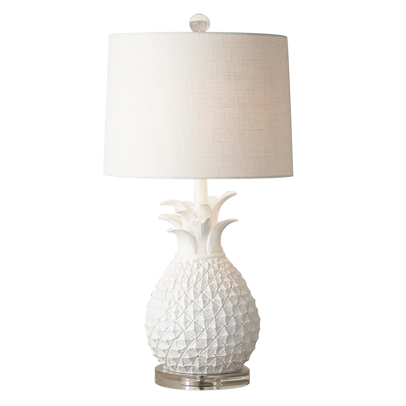 Настольная лампа White Pineapple Table lamp Белый в Новосибирске | Loft Concept 