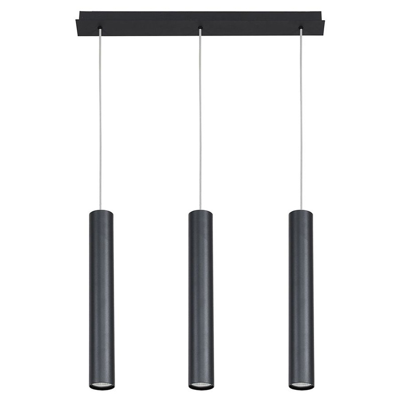 Люстра Luis Chandelier Line black Черный в Новосибирске | Loft Concept 