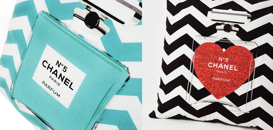 Декоративная подушка CHANEL № 5 - Loft-Concept в Новосибирске