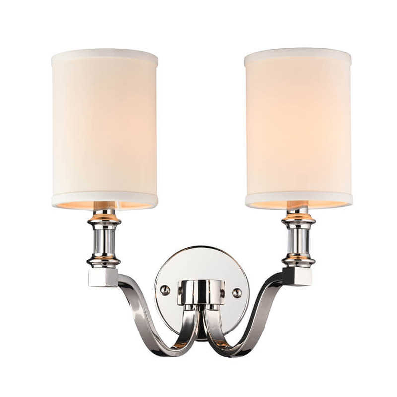 Бра Art Lamp Beige nickel 2 Никель Сатин Бежевый в Новосибирске | Loft Concept 