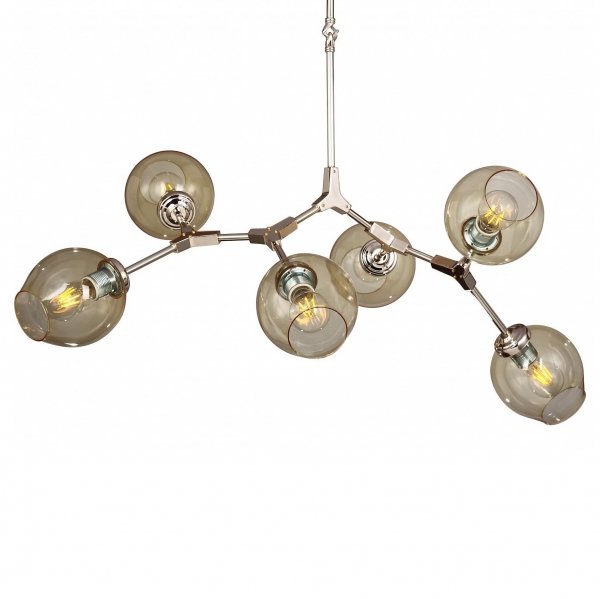 Люстра Branching Bubble Chandelier 6 Amber Янтарь (Amber) в Новосибирске | Loft Concept 