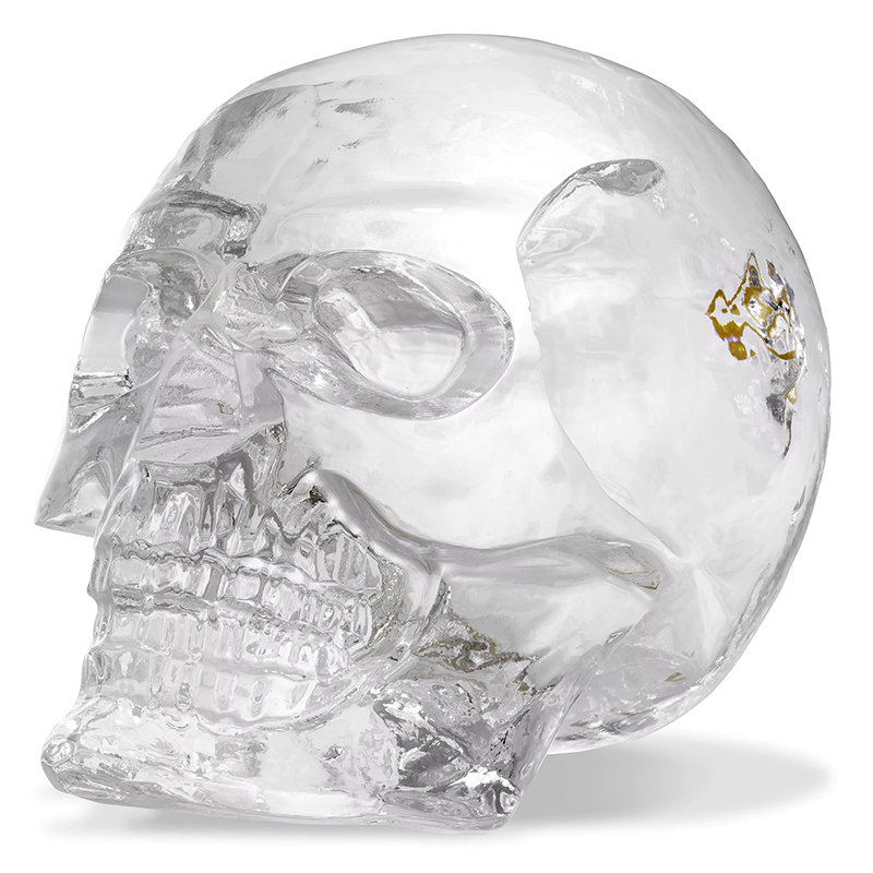 Статуэтка Philipp Plein Diamond Skull Прозрачный Золотой в Новосибирске | Loft Concept 