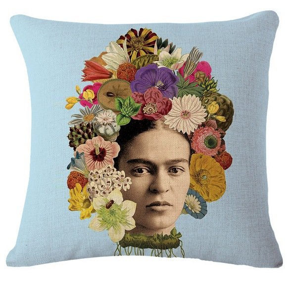 Декоративная подушка Frida Kahlo 3  в Новосибирске | Loft Concept 