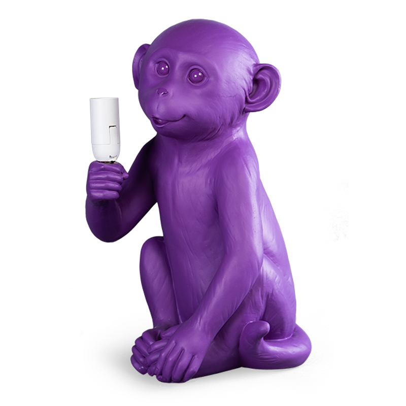 Настольная лампа Purple Monkey Фиолетовый в Новосибирске | Loft Concept 