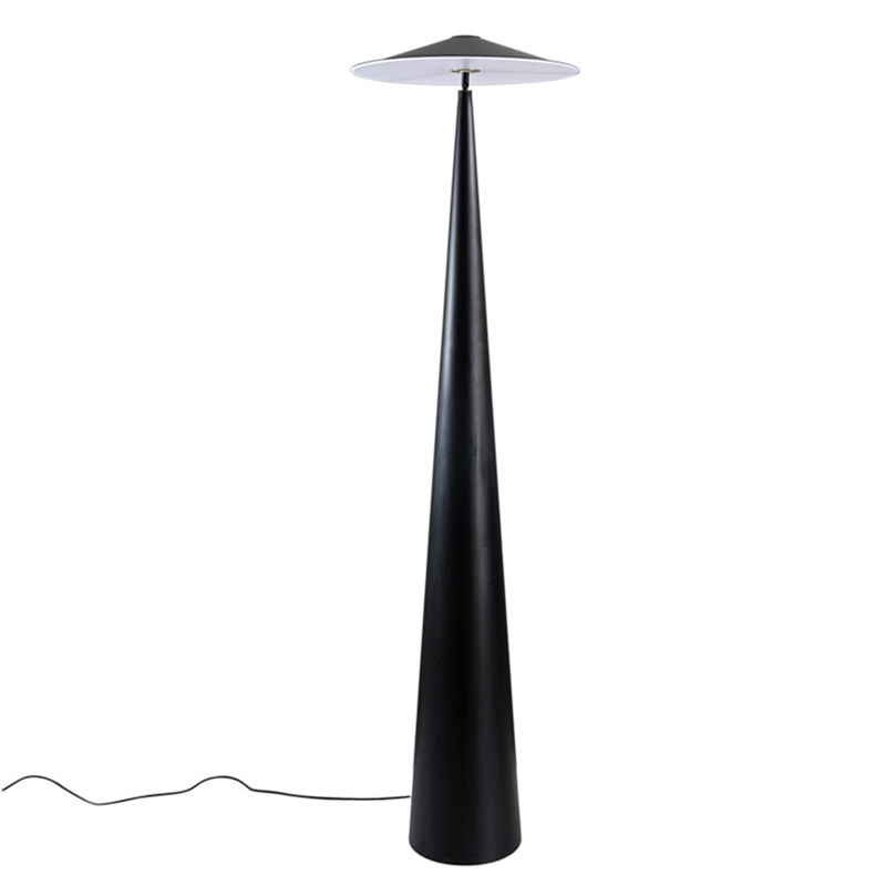 Дизайнерский Черный Торшер Modern Mushroom Floor Lamp Черный в Новосибирске | Loft Concept 