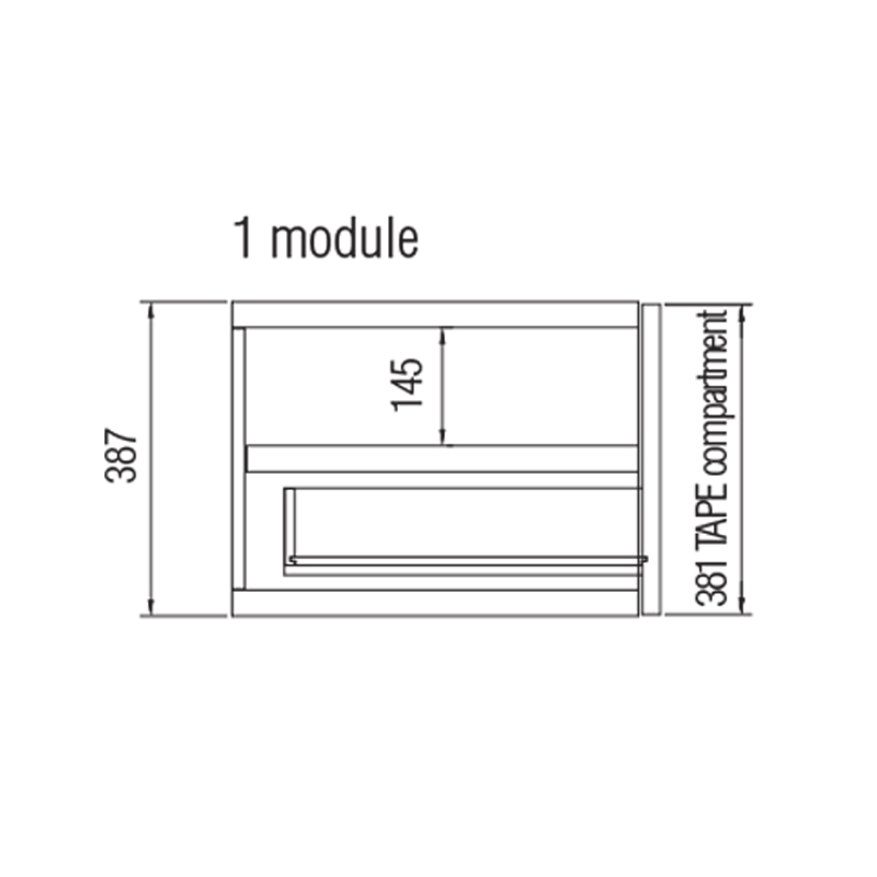 Дизайнерский длинный буфет 505 UP SIDEBOARD в Новосибирске