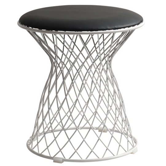 Табурет Wire Diamond Stool Красный Белый Черный в Новосибирске | Loft Concept 