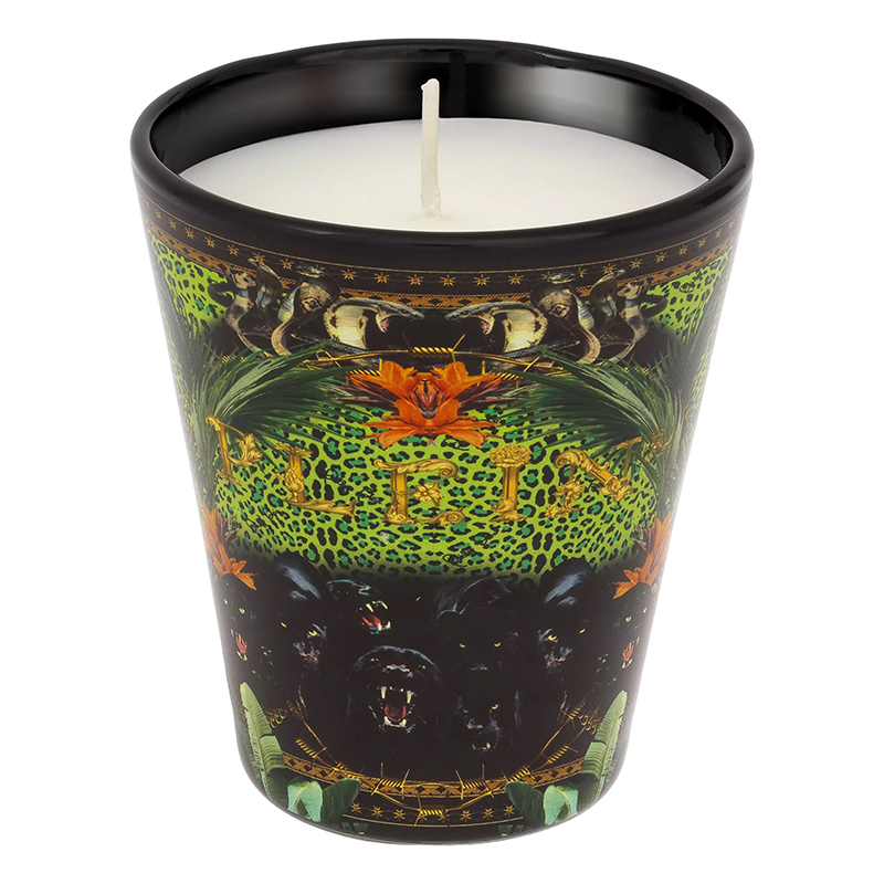 Свеча Philipp Plein Candle Jungle M Черный Мульти в Новосибирске | Loft Concept 