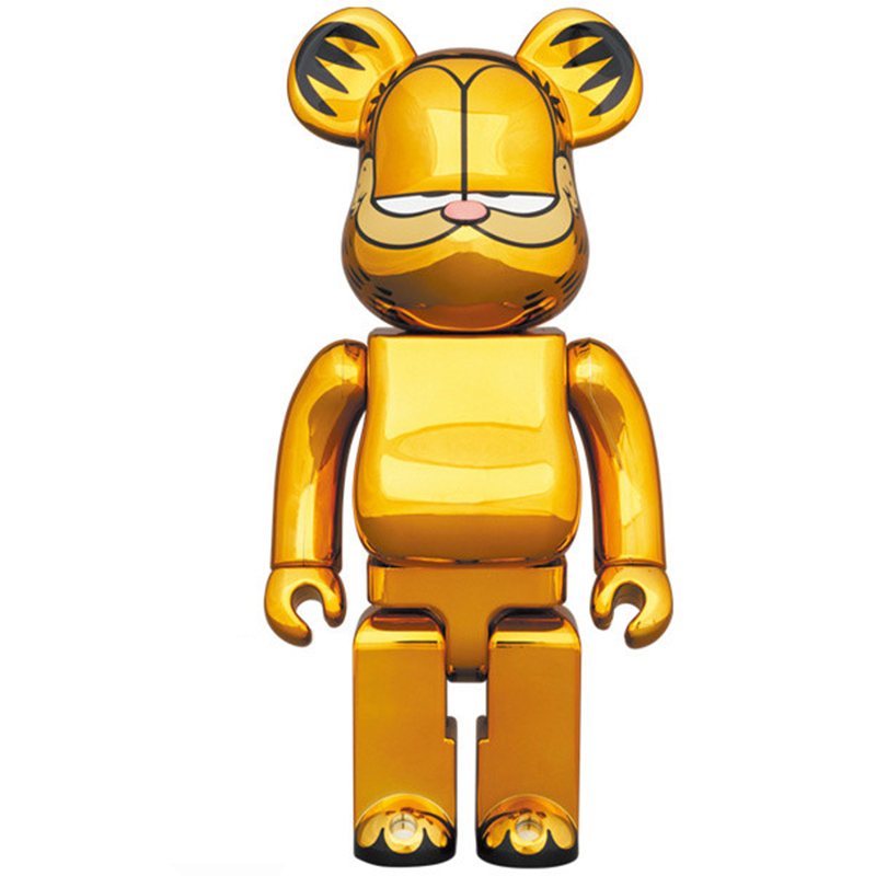 Статуэтка Bearbrick Garfield Глянцевое золото в Новосибирске | Loft Concept 