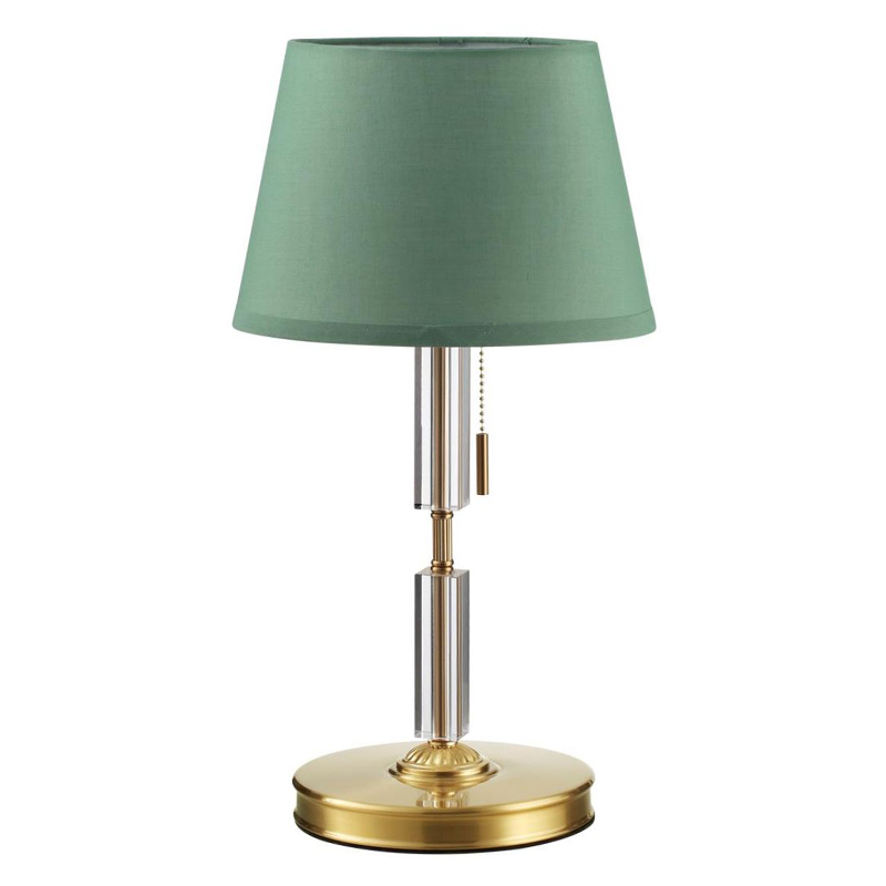 Настольная лампа Ramona Green Table Lamp Бронза Зеленый в Новосибирске | Loft Concept 