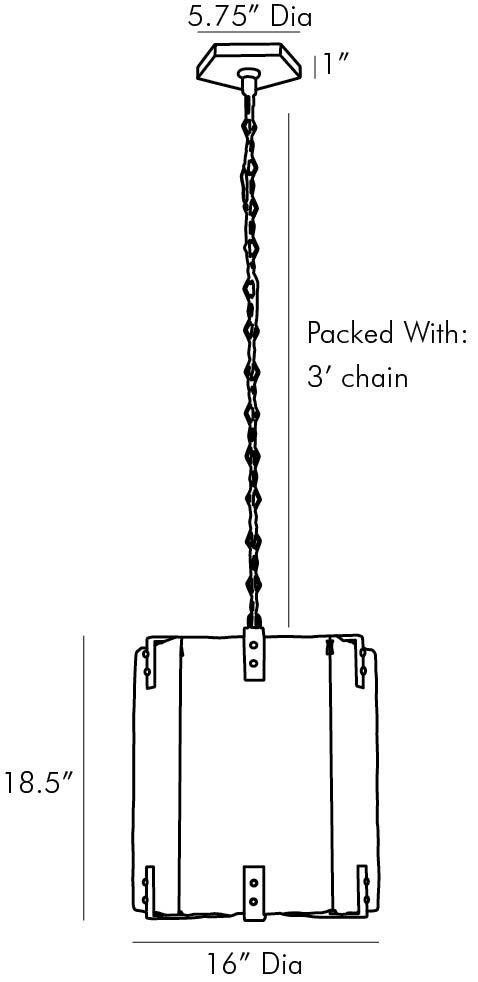 Люстра Arteriors TOMLIN PENDANT в Новосибирске