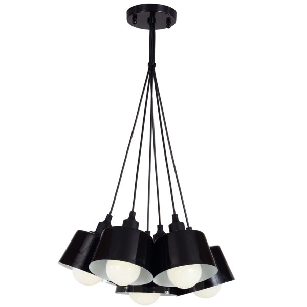 Люстра Compact Pendant Black Черный в Новосибирске | Loft Concept 