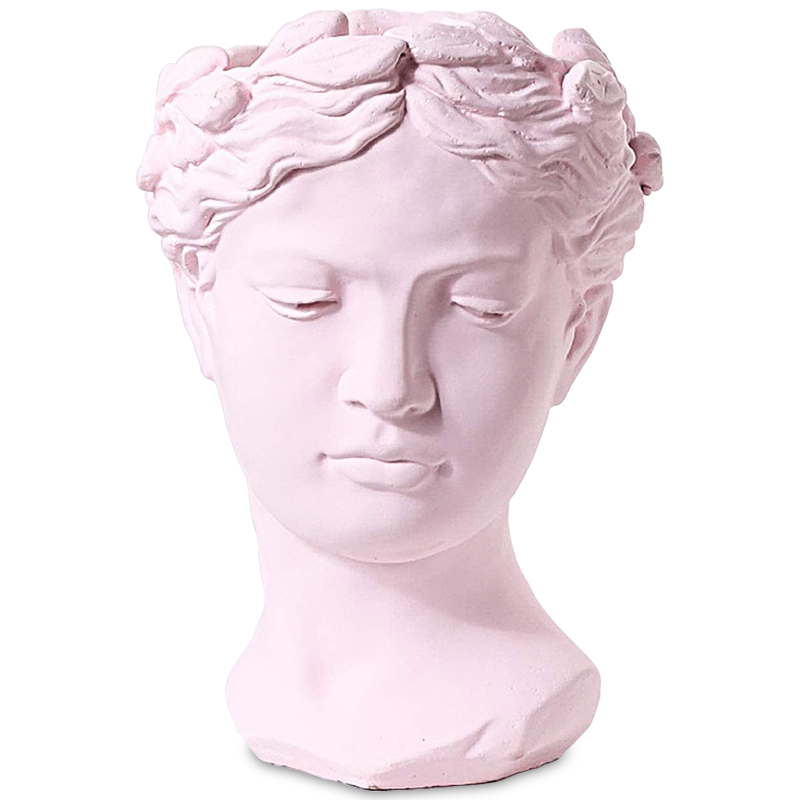 Ваза Female Bust Pink Розовый пастельный в Новосибирске | Loft Concept 