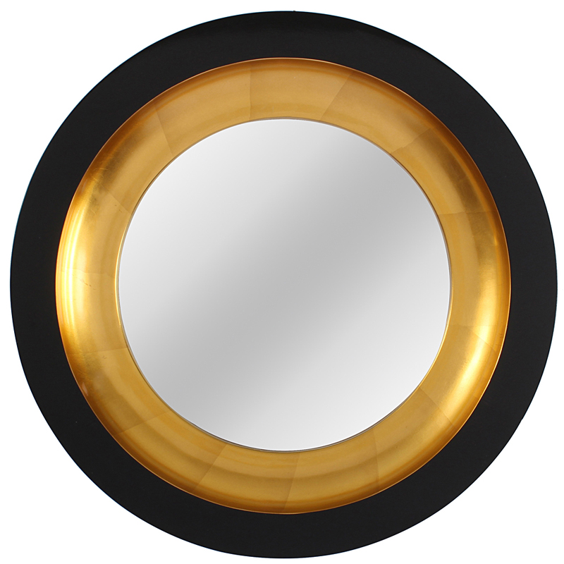 Зеркало Black and Gold Circle Mirror  в Новосибирске | Loft Concept 