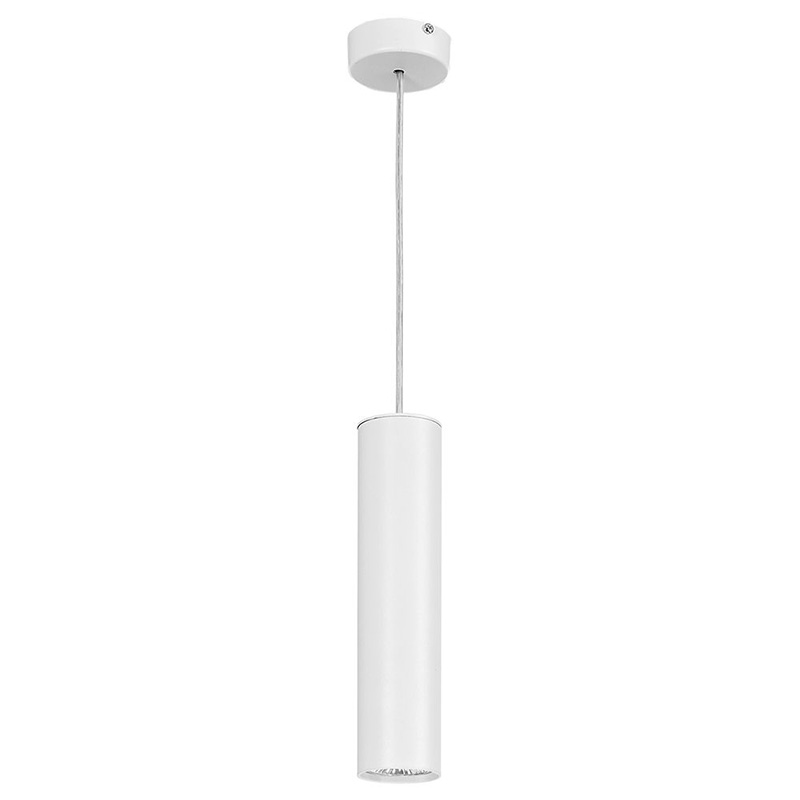 Подвесной светильник Luis Trumpet Tube White Lamp 25 Белый в Новосибирске | Loft Concept 