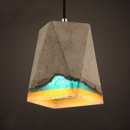 Подвесной светильник Art Concrete Pendant №8 Серый в Новосибирске | Loft Concept 