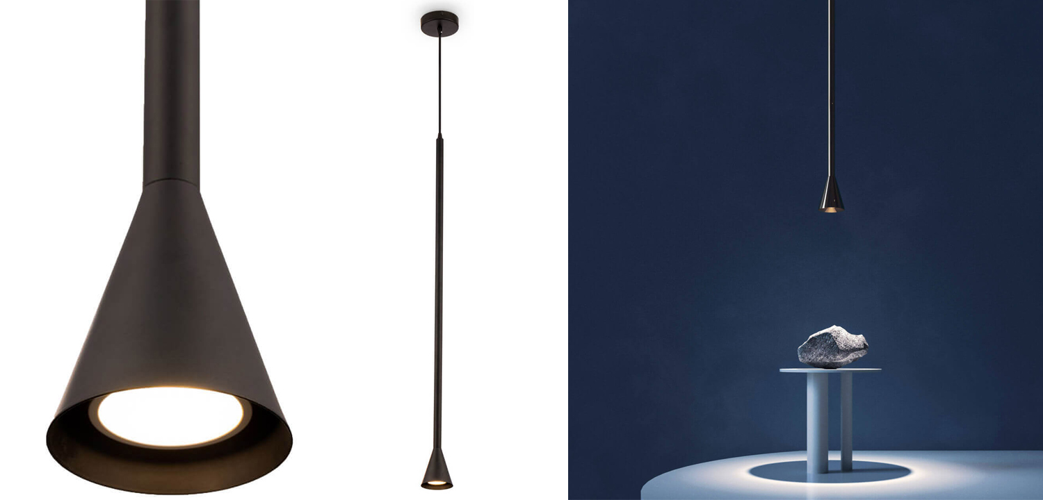 Подвесной светильник Austere black - фото