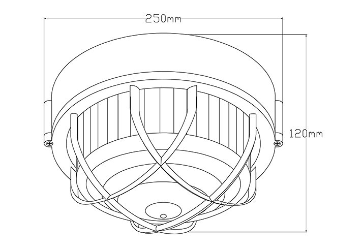 Спот Loft Round Plate в Новосибирске