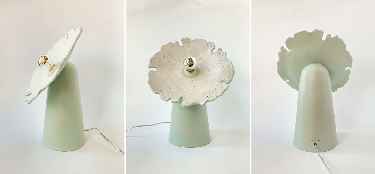 Настольная лампа FLOW medium (мятный) - фото №2