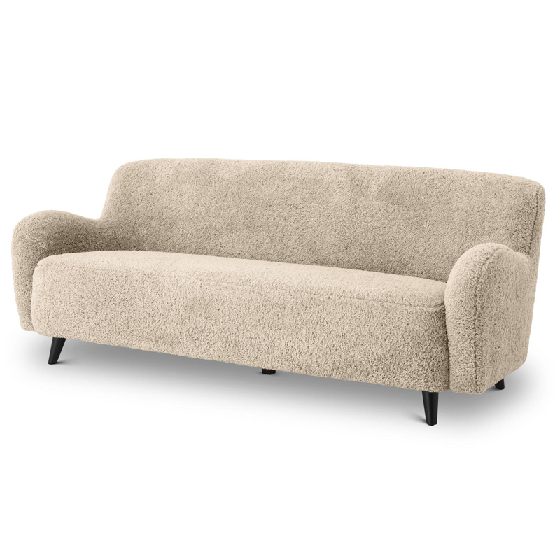 Диван Eichholtz Sofa Svante Песочный Черный в Новосибирске | Loft Concept 