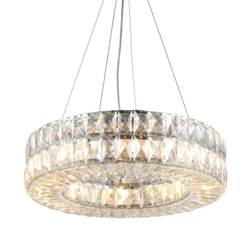 Люстра Crystal Regena Silver Chandelier Прозрачный Хром в Новосибирске | Loft Concept 