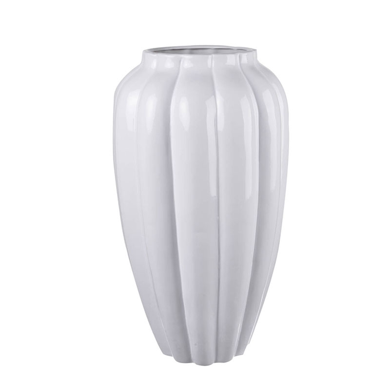 Ваза Carambola Vase white high Белый в Новосибирске | Loft Concept 