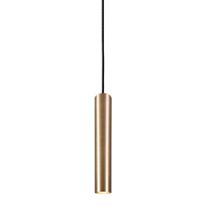 Подвесной светильник Luis Trumpet Tube Brass Lamp 40 Латунь в Новосибирске | Loft Concept 