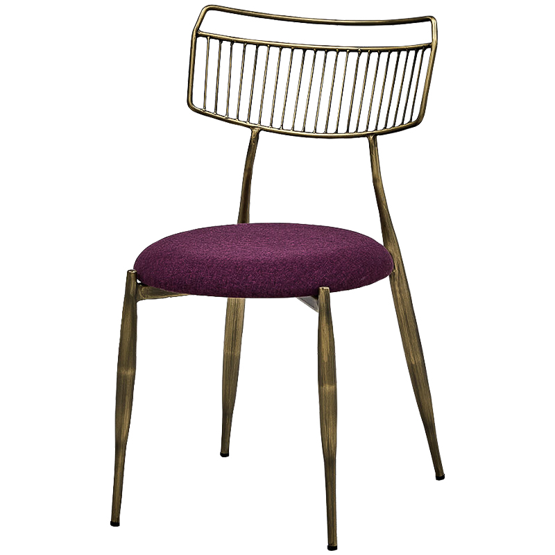 Стул Sim Stool Лиловый Бронза в Новосибирске | Loft Concept 