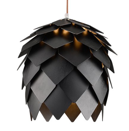 Подвесной светильник Crimea Pine Cone Black Черный в Новосибирске | Loft Concept 