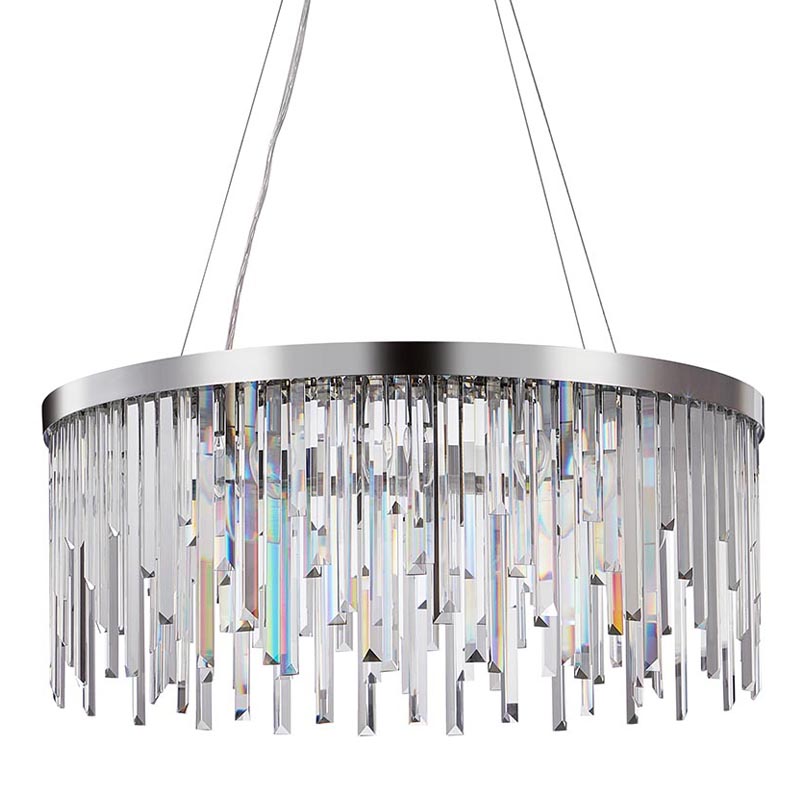 Люстра Bennett Chandelier chrome Хром Прозрачный в Новосибирске | Loft Concept 