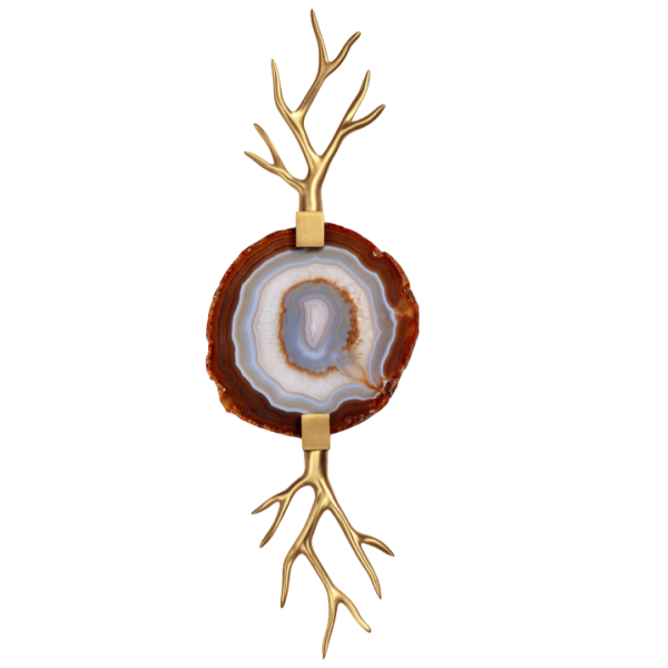 Бра Branch Agate Sconce emporium home Золотой в Новосибирске | Loft Concept 