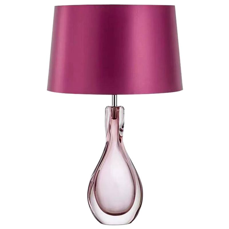 Настольная лампа Crystal Table Lamp Hot Pink Розовый в Новосибирске | Loft Concept 