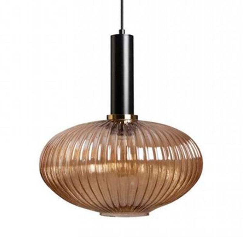 Подвесной светильник Ferm Living chinese lantern Amber Black 33 см Черный Янтарь (Amber) в Новосибирске | Loft Concept 