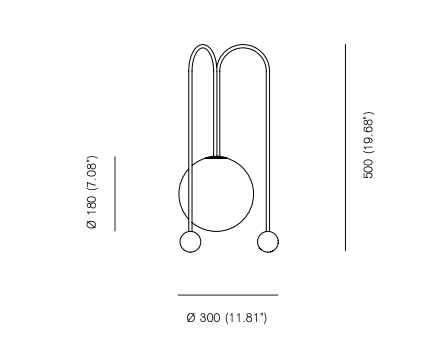 Настольная лампа Michael Anastassiades Fontana Amorosa Bell в Новосибирске