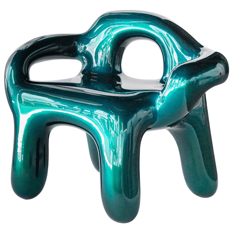 Кресло Emerald Metallica Shine Armchair Изумрудный Зеленый в Новосибирске | Loft Concept 