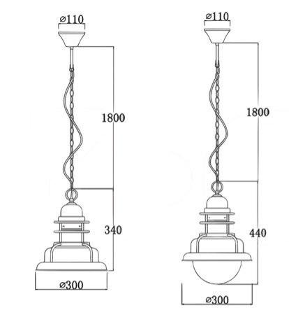 Люстра Old Copper Pendant в Новосибирске