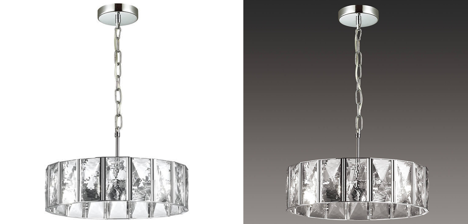 Люстра Tiers Crystal Light Chandelier Round - фото