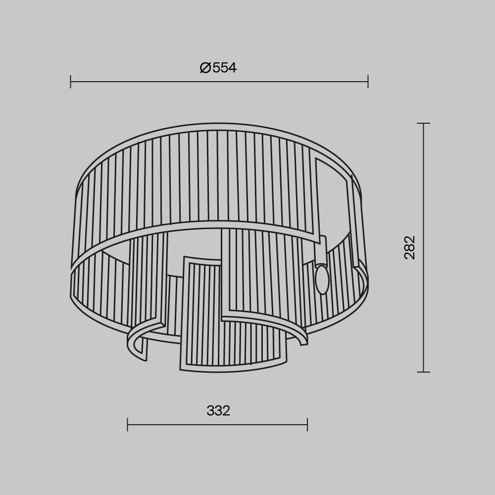 Потолочный светильник Frame Е14 в Новосибирске