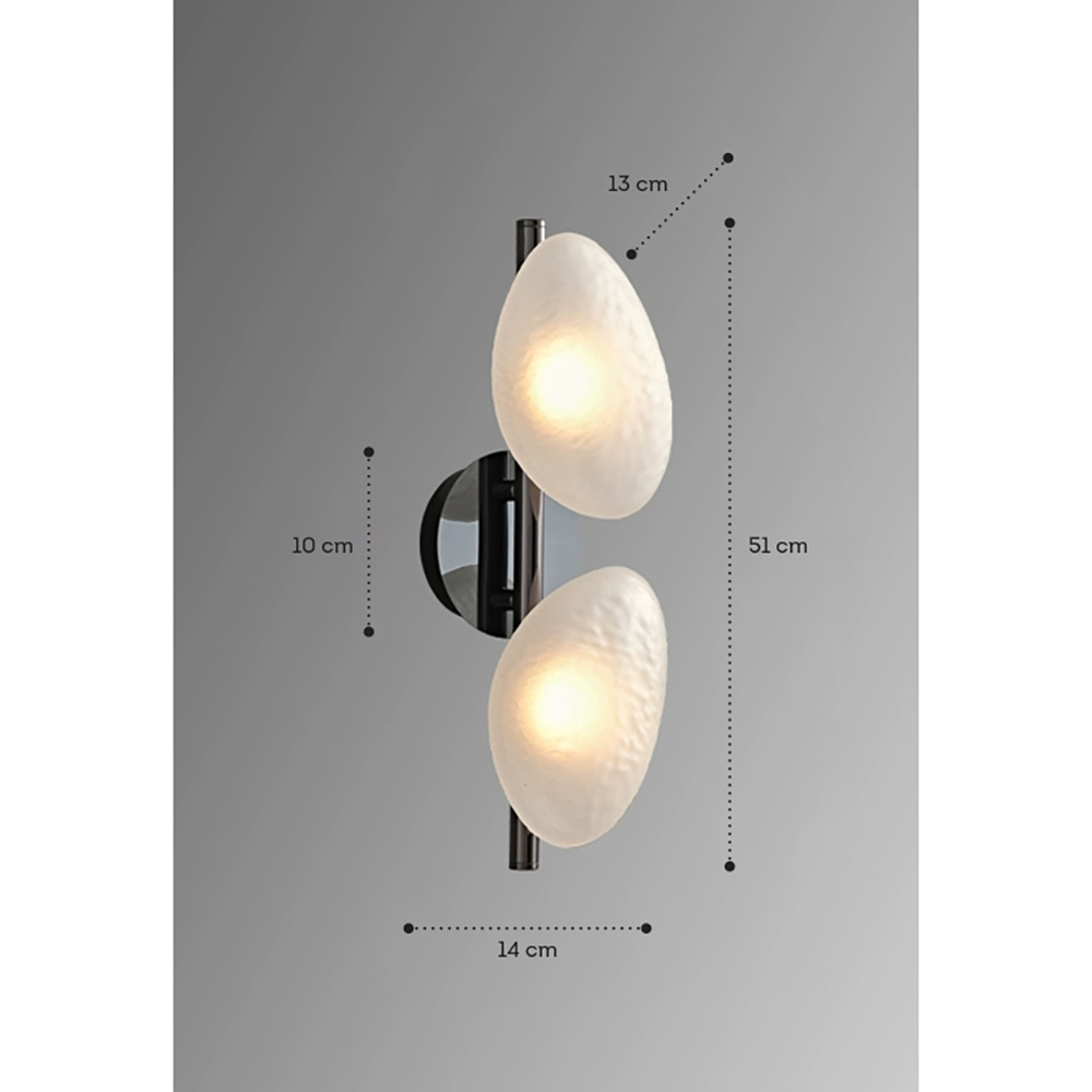 Бра LINDIS FROST LONG WALL 2 лампы Молочное стекло  в Новосибирске