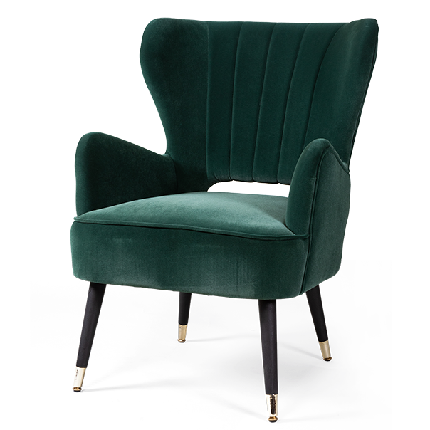 Кресло Flice ArmChair green Малахит (зеленый) в Новосибирске | Loft Concept 