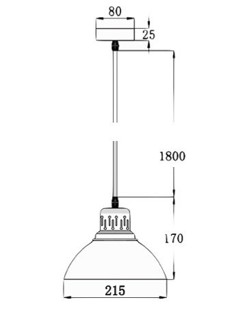 Люстра Loft Rust Pendant в Новосибирске