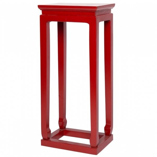 Приставной столик Chinese Side Table Red Красный в Новосибирске | Loft Concept 