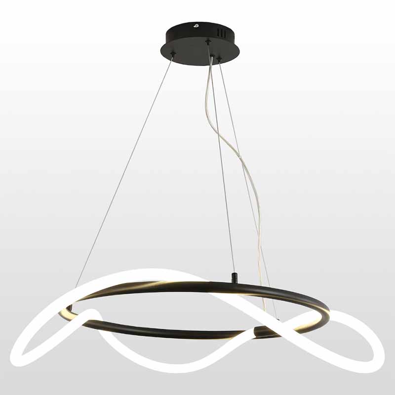 Люстра Luke Lampco Tracer Chandelier Black 60 Белый Черный в Новосибирске | Loft Concept 