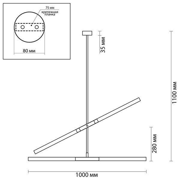 Светильник Gold Delta Light 4 lamp в Новосибирске