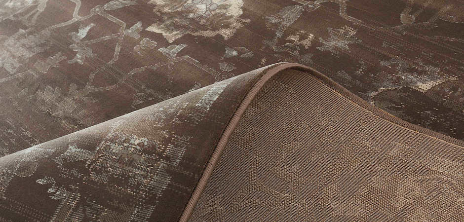 Ковёр из вискозы Indian pattern Choco Ковёр из вискозы Indian pattern Choco - Loft-Concept в Новосибирске