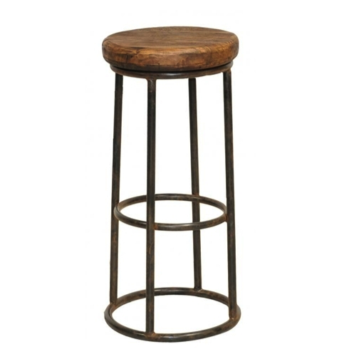 Барный стул Industrial Rust London Bar Stool Коричневый в Новосибирске | Loft Concept 