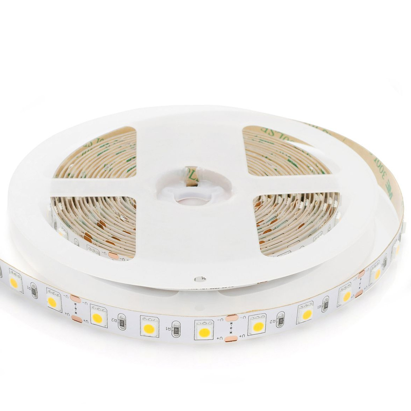 Светодиодная лента 14,4W/m 60LED/m 5050SMD теплый белый Белый в Новосибирске | Loft Concept 