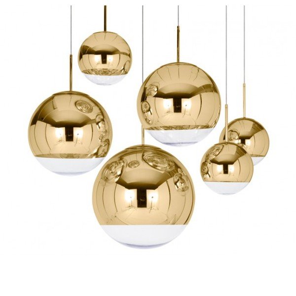 Подвесной светильник Mirror Ball Gold Золотой в Новосибирске | Loft Concept 