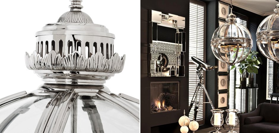 Люстра Lantern Residential Nickel L - Loft-Concept в Новосибирске