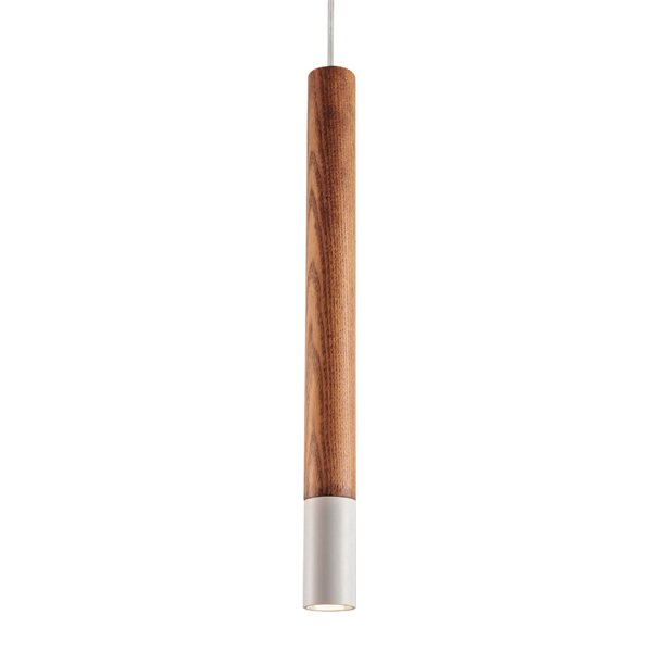 Подвесной светильник Trumpet Wood Pendant Lamp Коричневый в Новосибирске | Loft Concept 